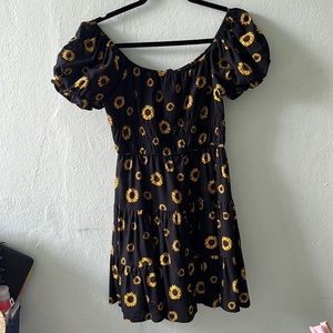 Sunflower Tiered Smocked Dress